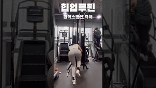 엉덩이박살내는 운동루틴 #힙운동 #힙운동루틴 #애플힙