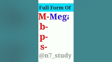 Full Form Of Mbps. #shorts #shortsfeed  #computer #computerscience #study  #engineering #computers