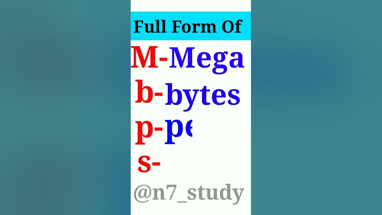 full-form-of-mbps-shorts-shortsfeed-computer-computerscience