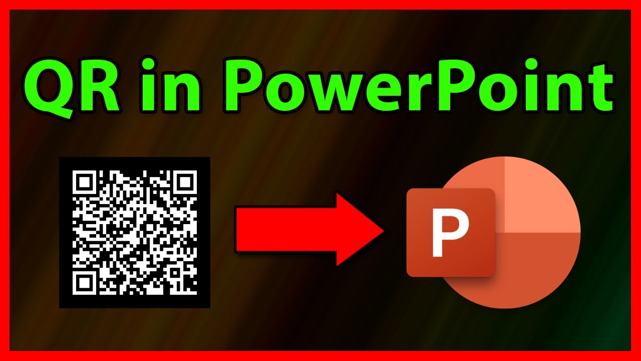 how to create qr code for powerpoint presentation