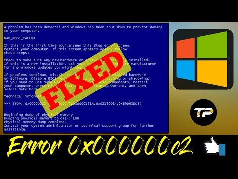 Video: Bagaimana Cara Memperbaiki Error 0x000000C2 Di Windows?