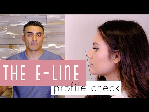 The Aesthetic E-Line // how to check your side profile