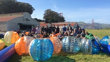 Castlight Health Bubble Soccer Event with PlanetXone
