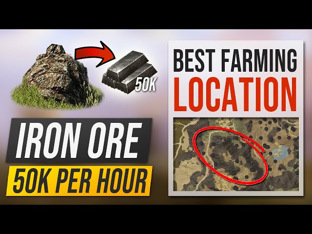 ALL ORE LOCATIONS FOR IRONSING (FASTEST METHOD)