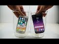 iPhone 8 vs Samsung Galaxy S8 Salt Water Test!