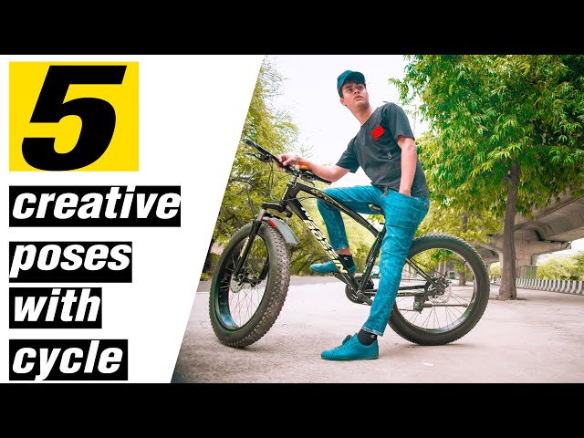 Stylish Senior Boy Poses with BMX Bike