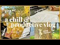 a chill and productive vlog | studying Chinese, shopping at Uniqlo, thrifting, chores, going out