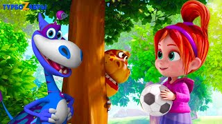 Турбозавры 🦕 Футбольное приключение ⚽ Анимационный сериал для детей 💚 Мультики