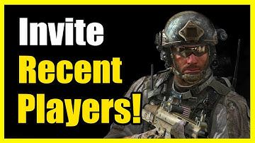 How to Invite Recent Players to a Squad in COD Modern Warfare 3 (Fast Method)
