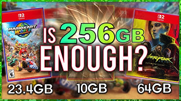 How Big Are Nintendo Switch 2 Games?