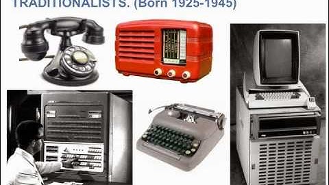 The Generational Divide - Traditionalists