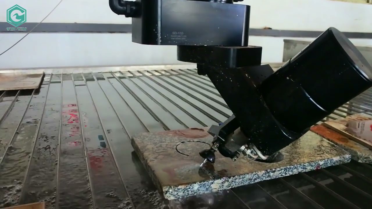 резка мрамора - YouTube