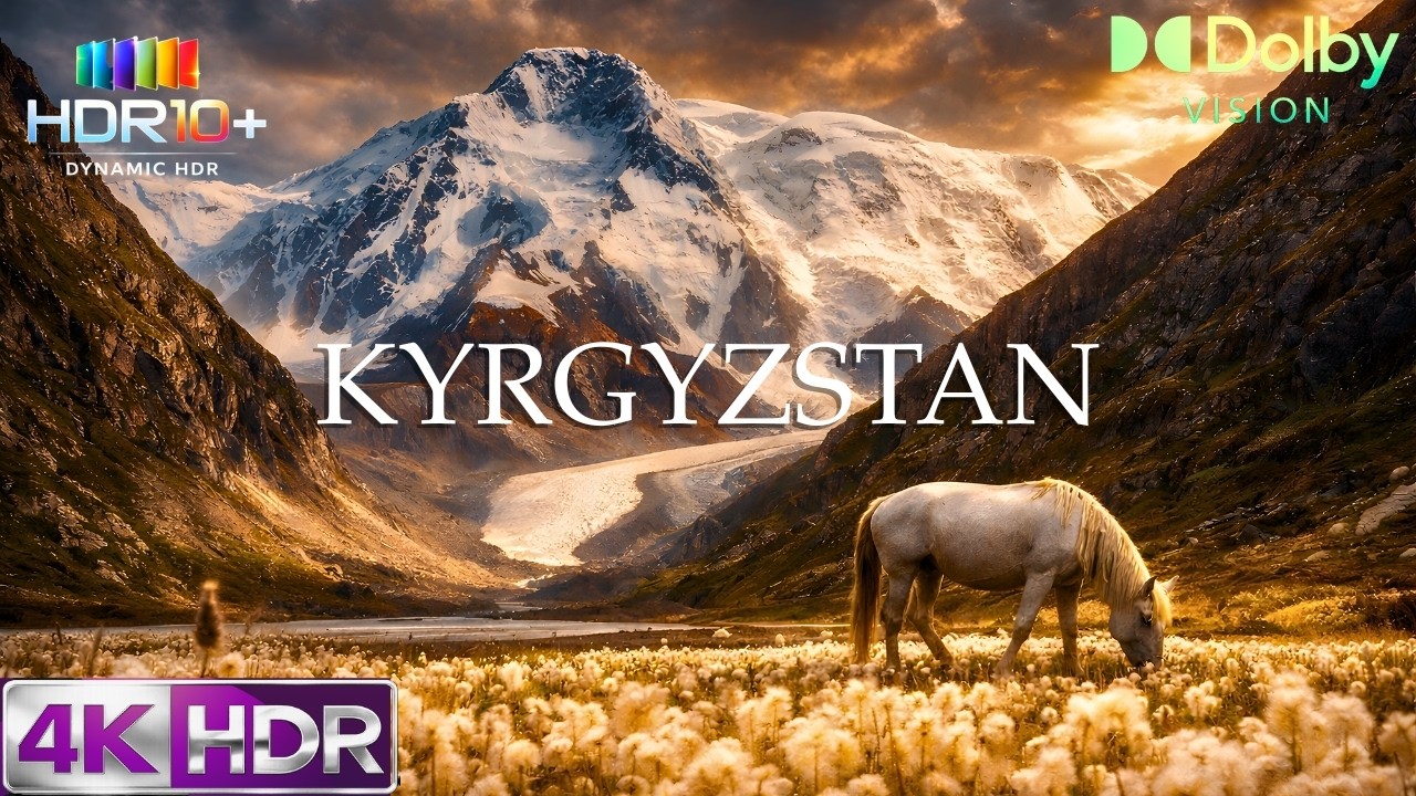 Kyrgyzstan 4K HDR 60fps | Tien Shan Mountains, Issyk‑Kul & Nomadic Culture – Cinematic Drone Film