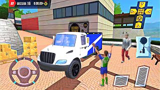 최고 속도의 트럭 주차 및 미친듯한 교통량🚚👮 - BEST 2021 자동차 시뮬레이터 게임 Android/IOS 게임 플레이 screenshot 1
