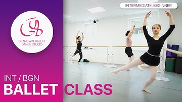 Ballet class for beginners, intermediate lv. #ballet #balletclass #beginners