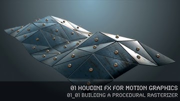 Houdini MoGraph - Rasterizer - 01_01 Building a procedural rasterizer (engl)