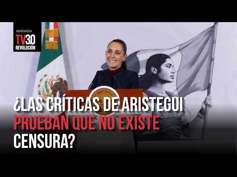Sheinbaum responde a Carmen Aristegui y defiende que hay libertad de expresión en México