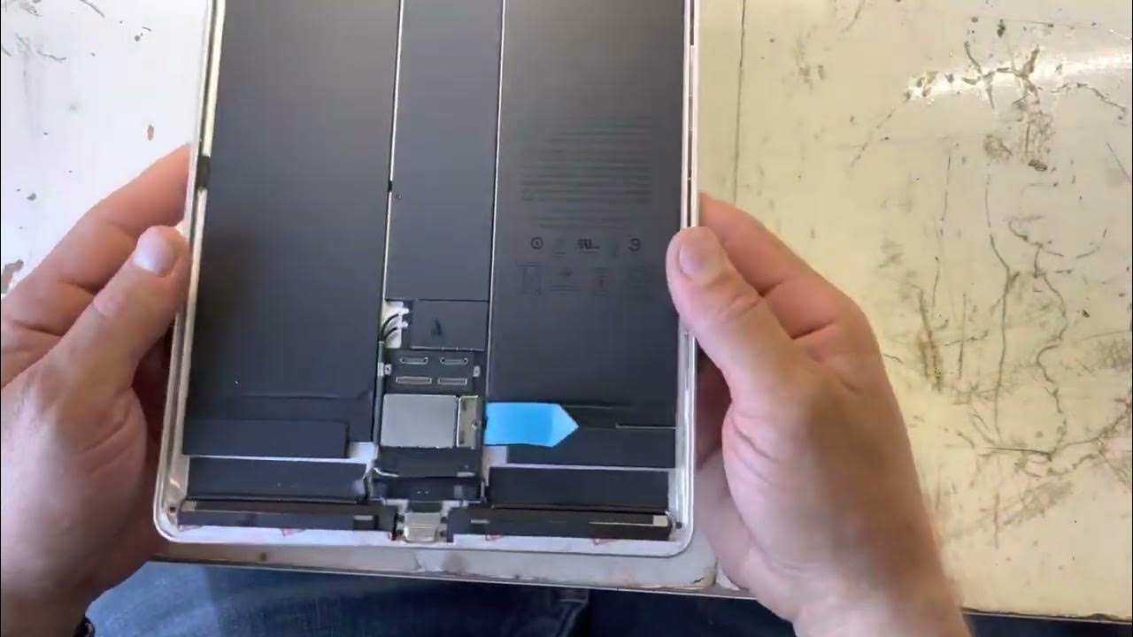 How to straighten a bent iPad frame jerryrig YouTube