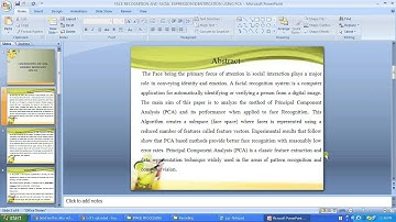 IEEE 2014 DOTNET FACE RECOGNITION AND FACIAL EXPRESSION IDENTIFICATION USING PCA