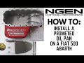 PROMETEO OIL PAN (6 quart) Install on a Fiat 500 Abarth - HOW TO!