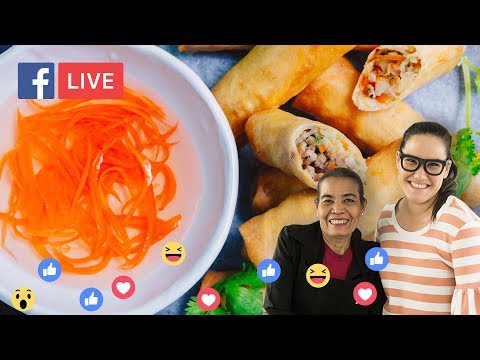 Thai spring rolls the traditional way with homemade wrappers - Marion&rsquo;s Kitchen