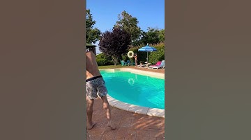 Nerf vortex in a pool 🏊 #explore #shorts