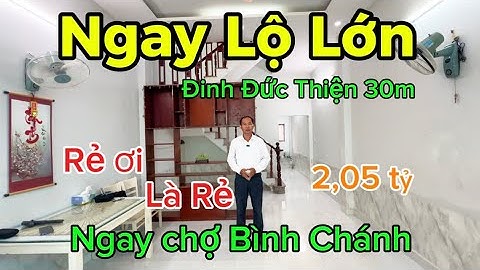 Bán nhà 1 lầu SHR hoàn công đối diện khu đô thị 5 sao, cách Đinh Đức Thiện 30m, Rẻ Ơi là Rẻ