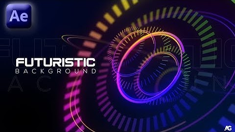 After Effects Tutorial - Futuristic Hud Background Animation - No Plugins