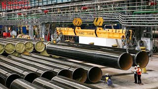 Incredible Speed | Steel Pipe Mass Production Factory - Modern Steel Pipe Production Method