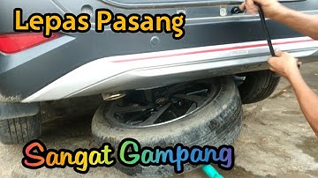 Cara Paling Mudah Melepas dan Memasang Ban Serep Mobil All New Rush dan All New Terios