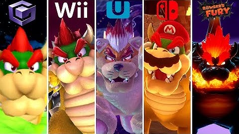 Evolution of Bowser in 3D Super Mario Games (1996-2021)