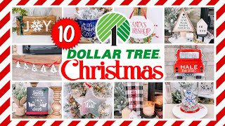 🎄10 EASY DOLLAR TREE Christmas Crafts for 2021!  EASY \& CHEAP Holiday home decor \& gifts!