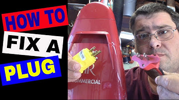 How To Replace A Plug On Your Vacuum Cleaner or Any Appliance