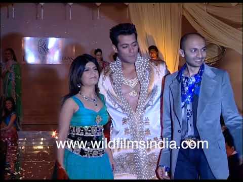 Salman Khan walks the ramp as showstopper for Prriya and Chintan