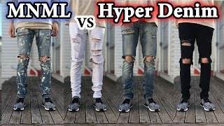 Destroyed Jeans Comparison  Hyper Denim Vs. MNML LA 