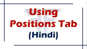Fyers Web | Positions (Hindi)