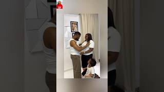 Stan Nze Cant Stop Admiring His Lovely Wife As He Welcomed Her Home. They Look So Adorable