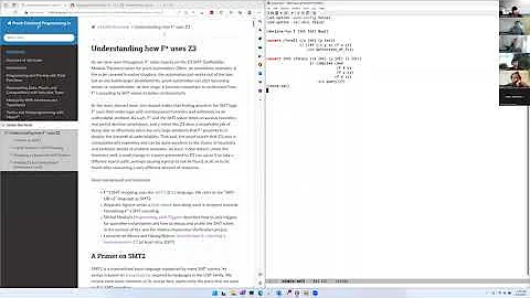 Understanding how F* uses Z3