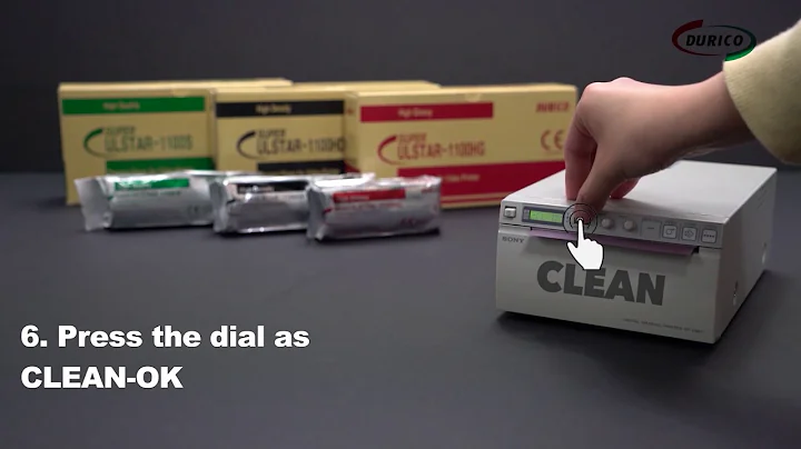 HOW TO CLEAN THE PRINTER HEAD FOR ULTRASOUND VIDEO PRINTER [DURICO C&T, INC.]