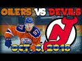 Edmonton Oilers vs New Jersey Devils | NHL Global Series Sweden Reaction Livestream Oct. 6, 2018
