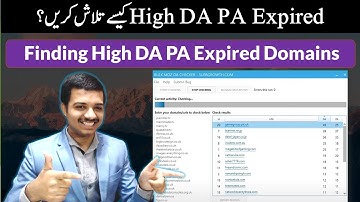 How to find High DA domains using ScrapeBox
