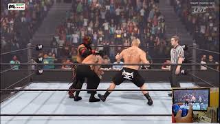 FULL MATCH : Brock lesnar vs Boogeyman vs Roman reigns - Wrestlemania 2023 | WWE 2K22 2023