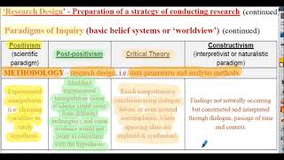 Research Methodology &#39;Quantitative &amp; Qualitative&#39; Methods Overview (Part 3)