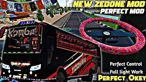 New Zedone Mod For Bussid || Perfect Mod For Free || Bus Simulator Indonesia || Mod First Look