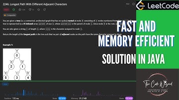 Longest Path With Different Adjacent Characters - LeetCode Solution in Java | THE CODE WIZARD