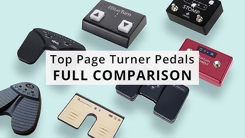 The best page turner pedals on the market - full comparison