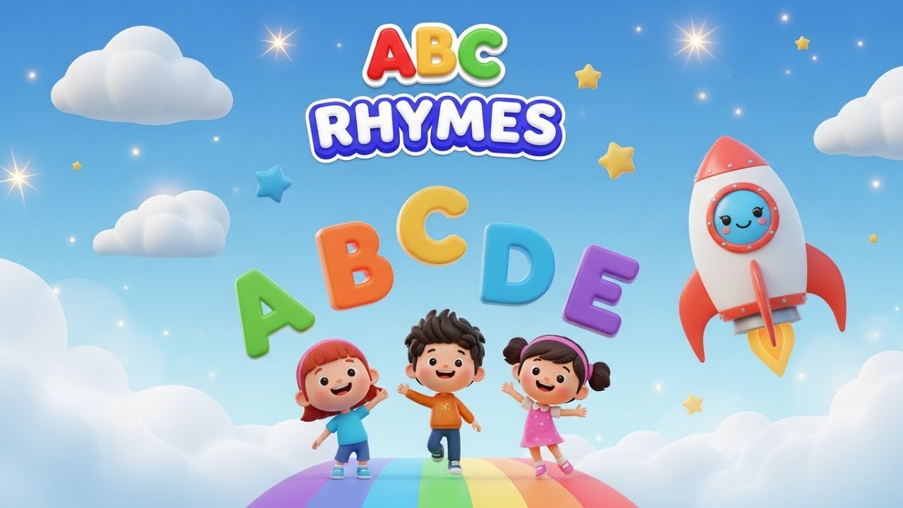 ABC Rocket Rhymes for Kids | Fun Alphabet Learning Cartoon - YouTube