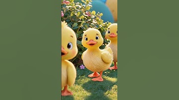 Vịt Con Xếp Hàng 🐥 Bài Hát Thiếu Nhi Dạy Bé Thói Quen Tốt #shorts #nhacthieunhi #nhacchobe