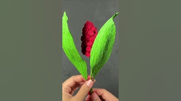 How to make ginger flower with crepe paper/#shorts ##diy #craft #paper #handmade