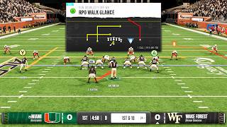 Using Wake Forest's SLOW MESH Offense!